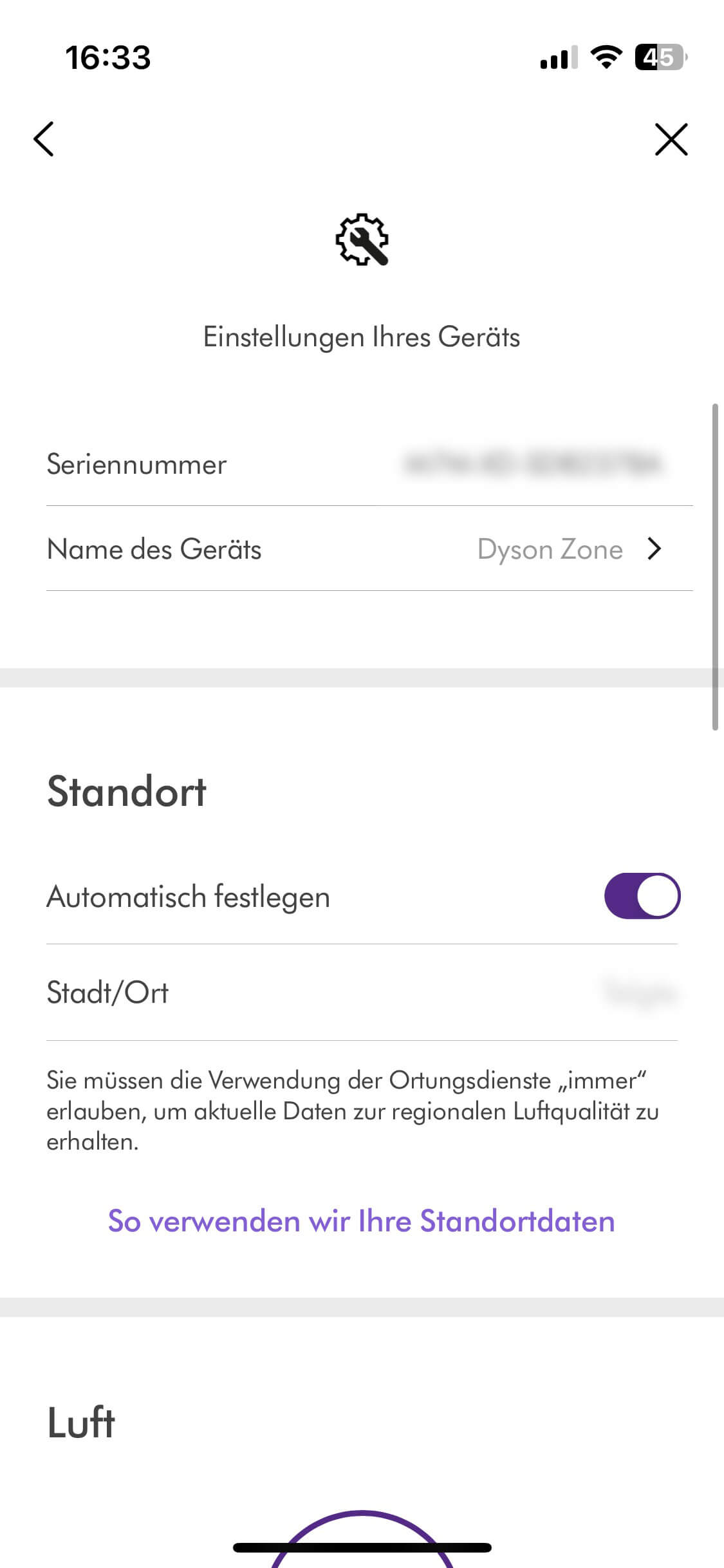 MyDyson Zone App 6