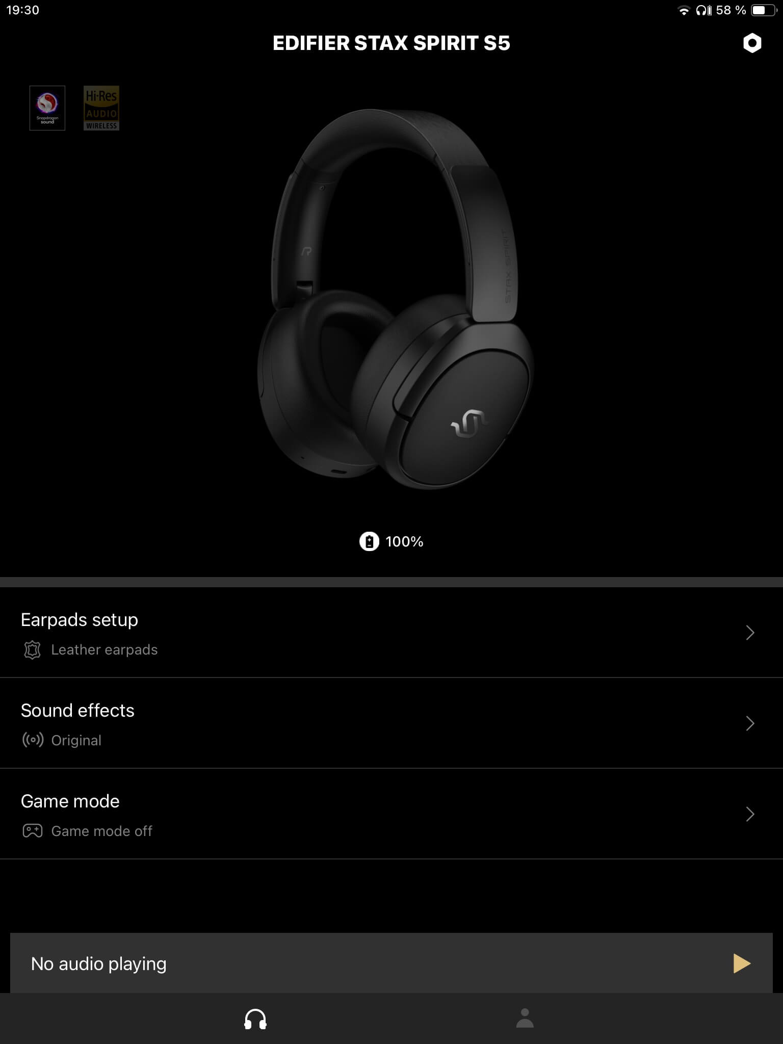 Edifier Stax Spirit S5 ConneX app