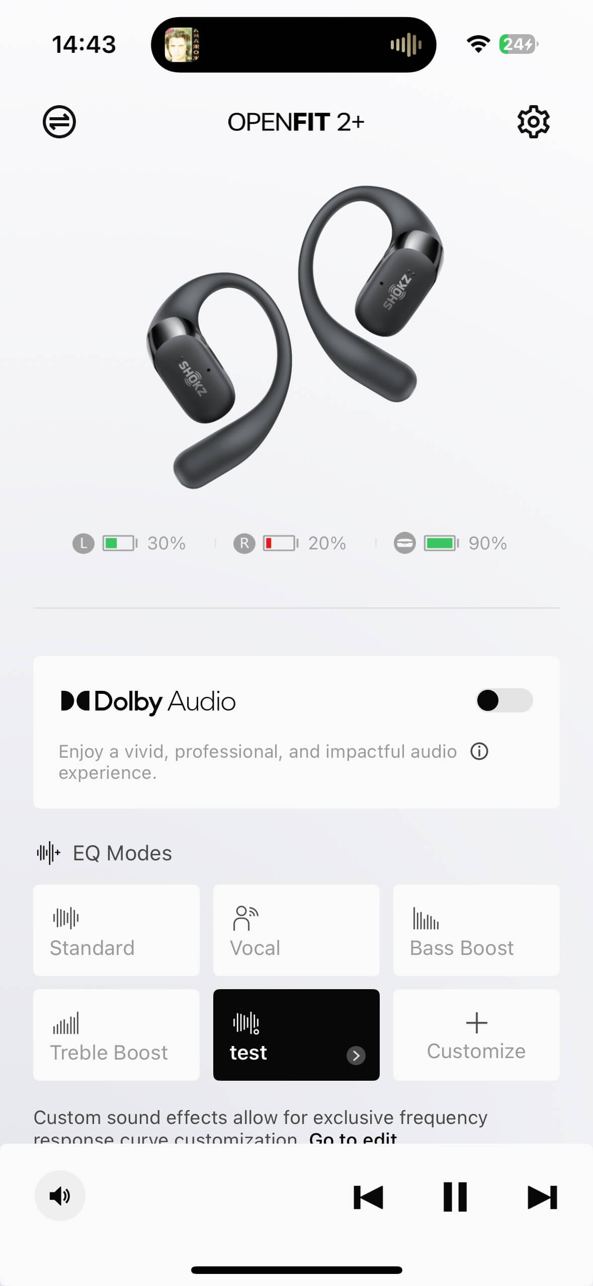 Shokz OpenFit 2+ App
