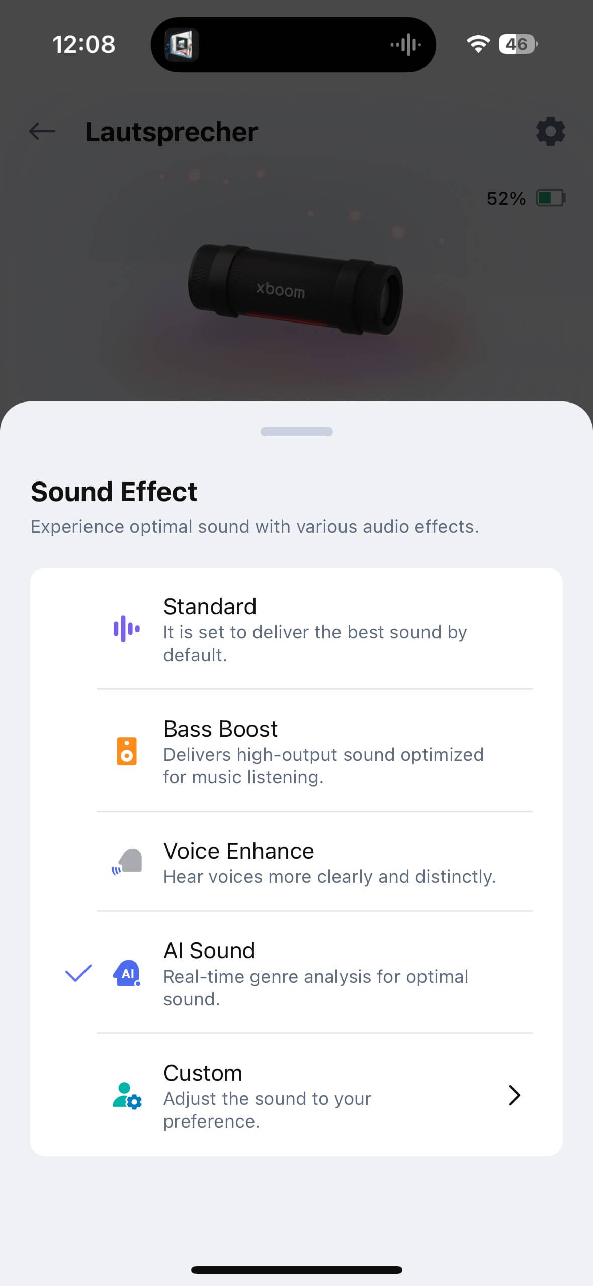 LG xboom Grab App