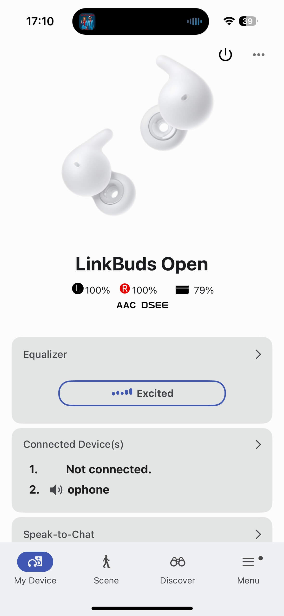 Sony LinkBudsOpen App 01