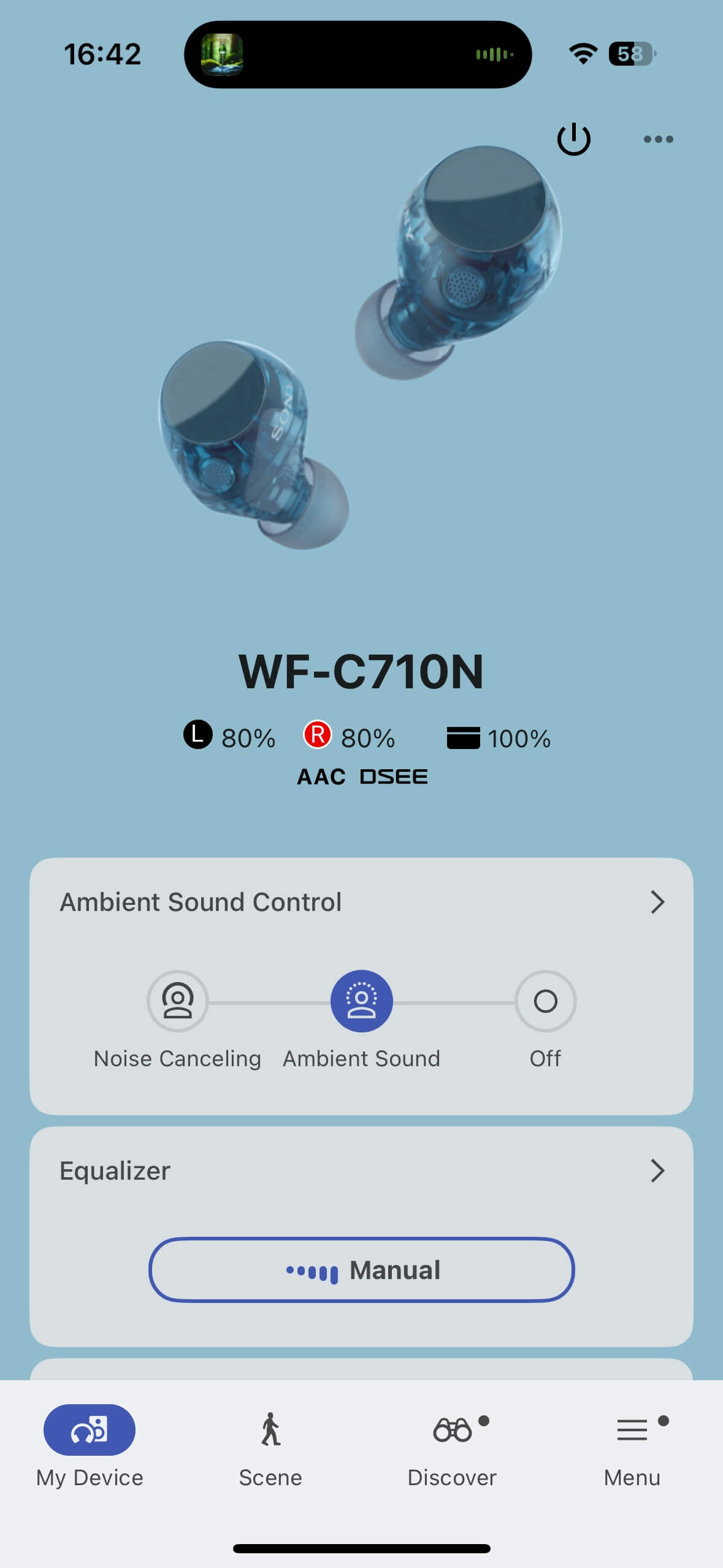 Sony WF-C710N App 01