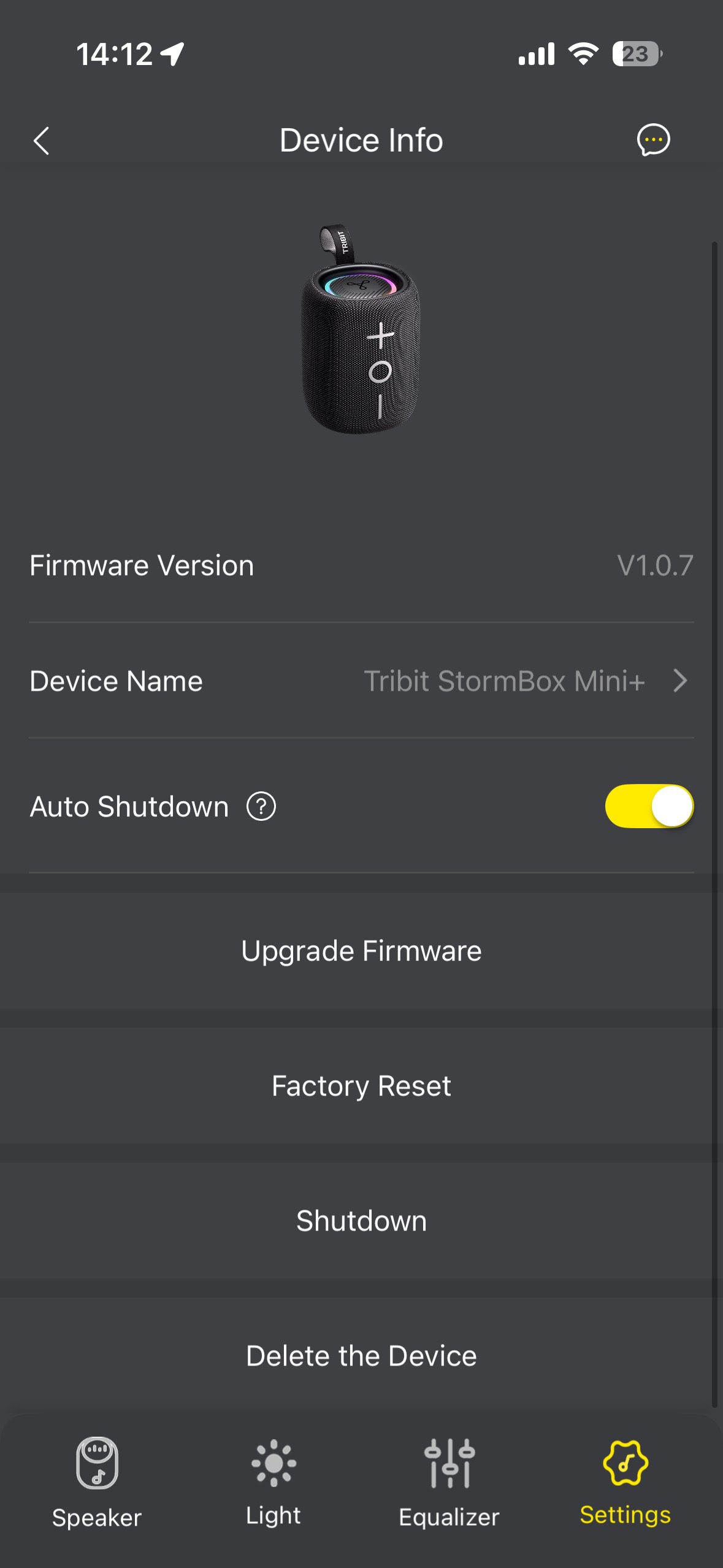 Tribit-Stormbox-Mini-App