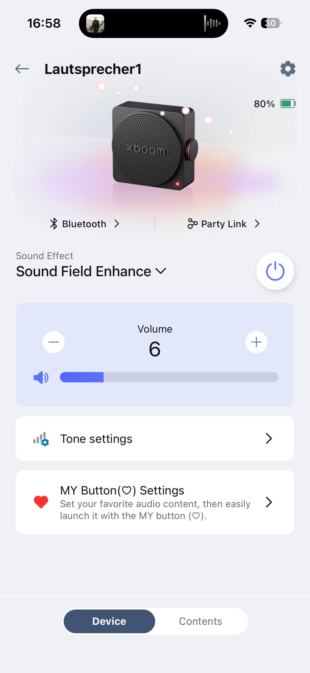 LG xboom Mini App ENG