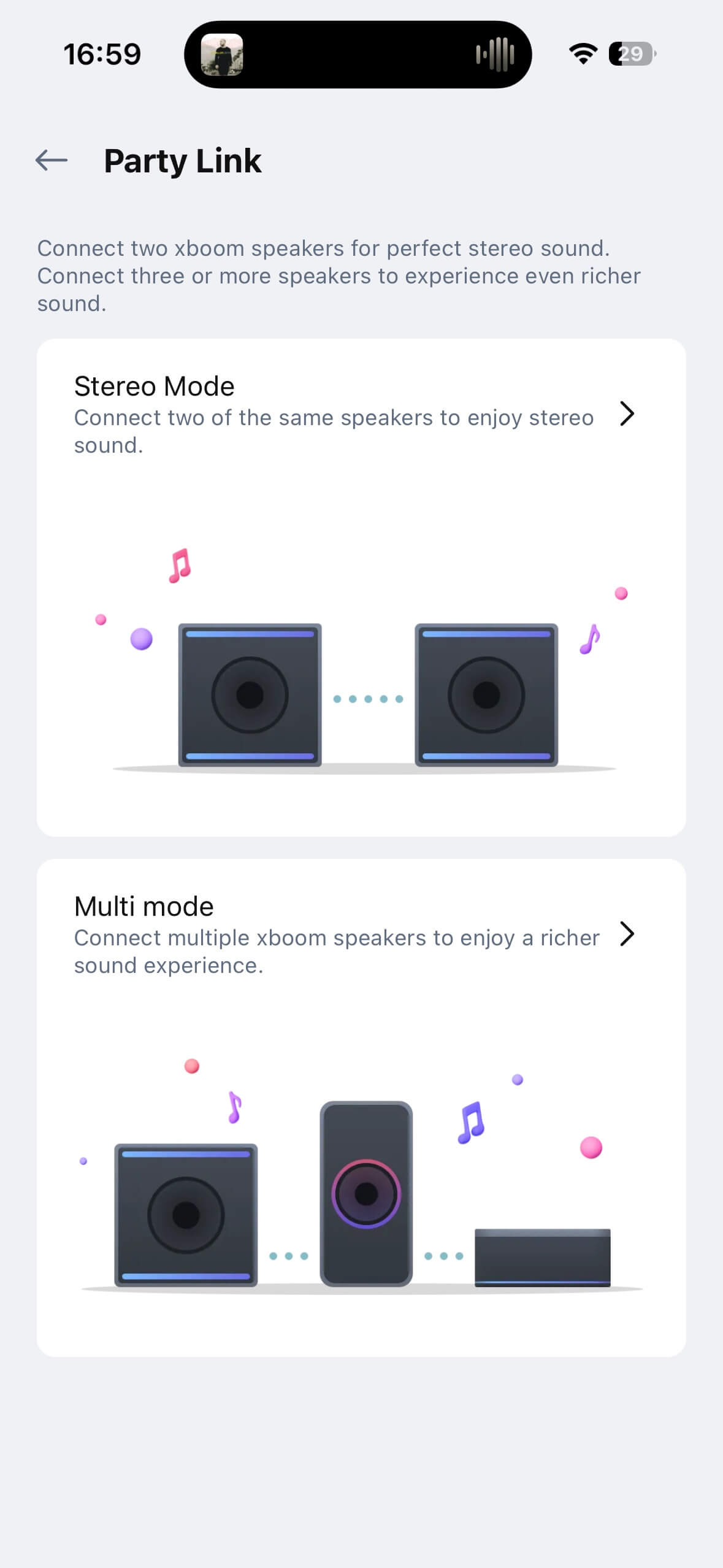 LG xboom Mini App ENG